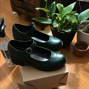 Urban Outfitters Green Flats & Loafers
